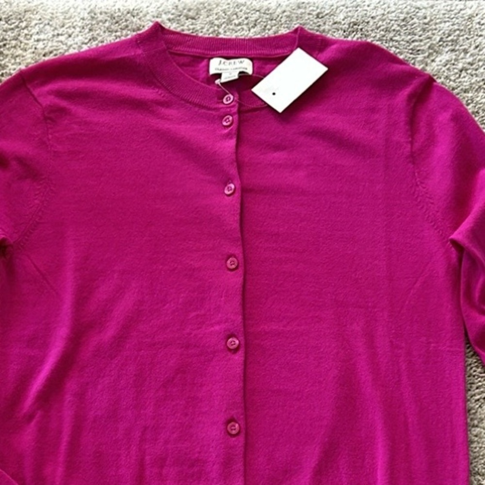 J Crew Classic Cotton Cardigan - Picture 3 of 6